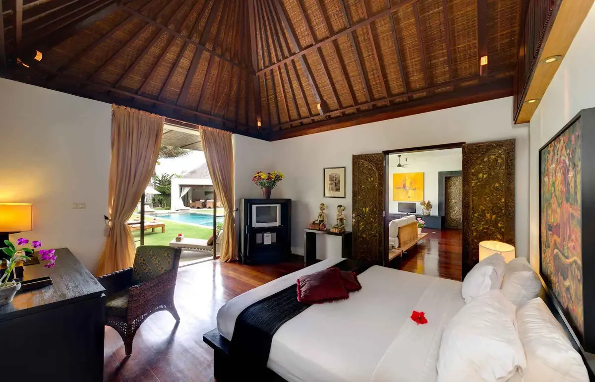 Villa Raj, Sanur, Bali — majapahit beach villas maya guest bedroom | The Luxury Bali