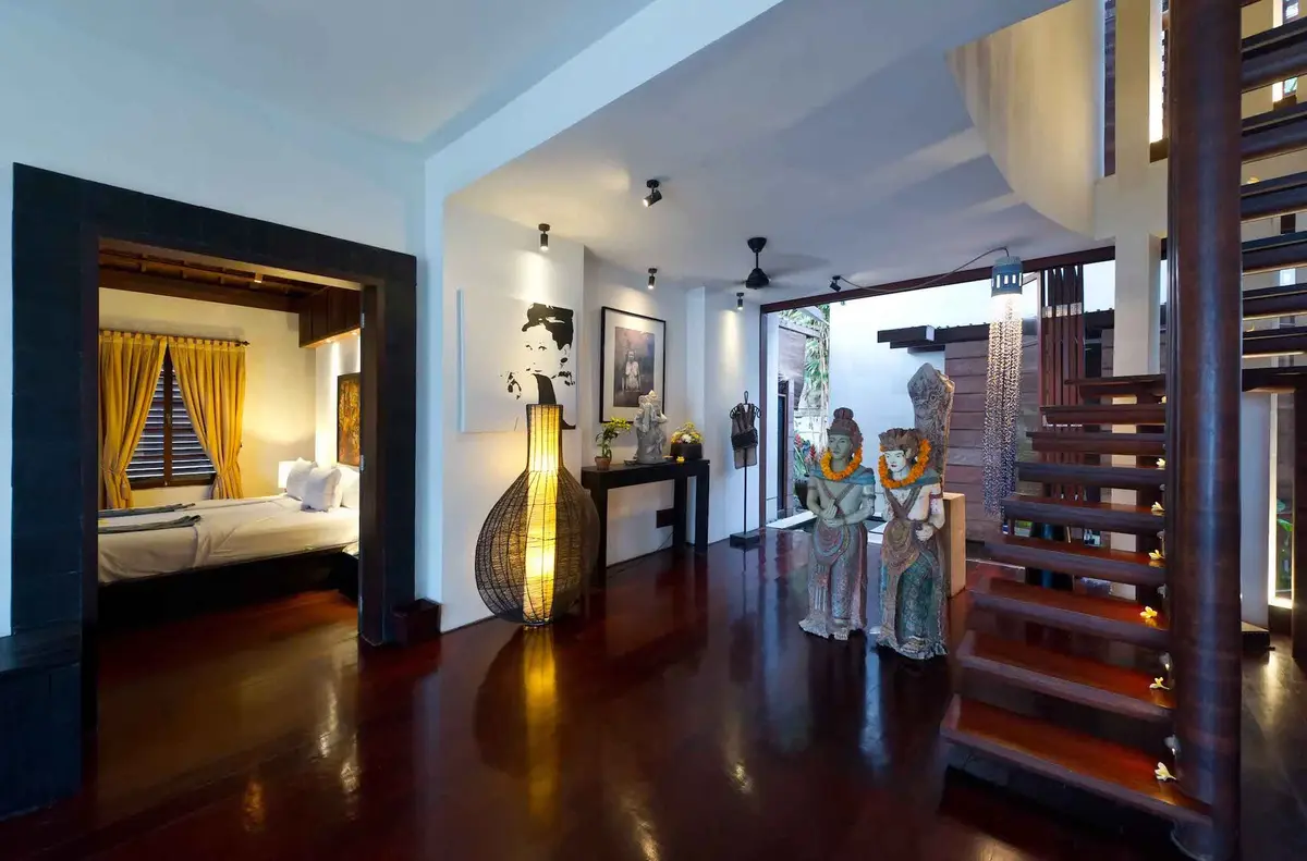 Villa Raj, Sanur, Bali — majapahit beach villas maya stairs to master bedroom | The Luxury Bali