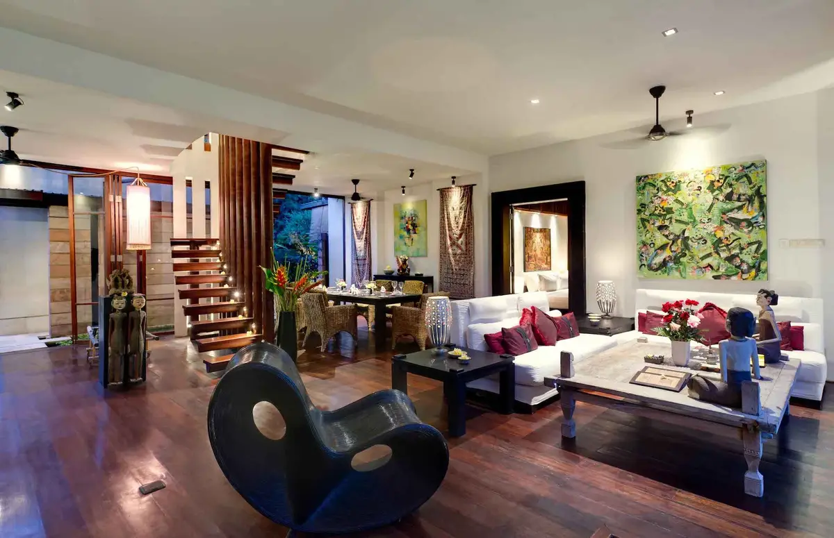 Villa Raj, Sanur, Bali — majapahit beach villas raj living and dining | The Luxury Bali