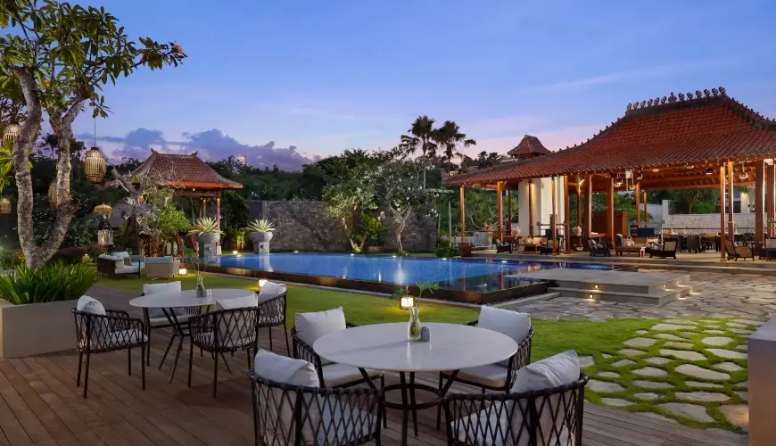 The Tulou Bali, Jimbaran, Bali — luxury villa living room with modern tropical decor, photo 9 | The Luxury Bali