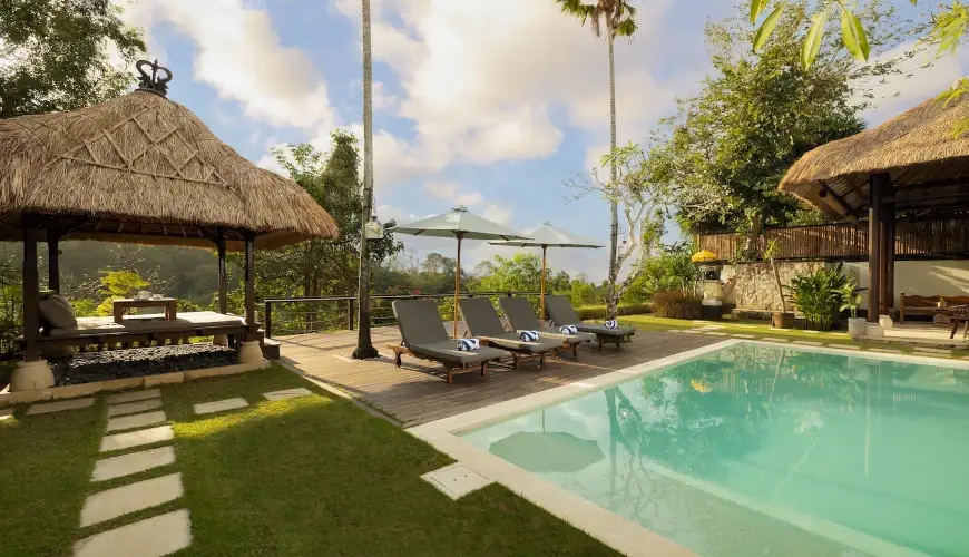 Villa Grasshopper, Jimbaran, Bali — pool garden | The Luxury Bali