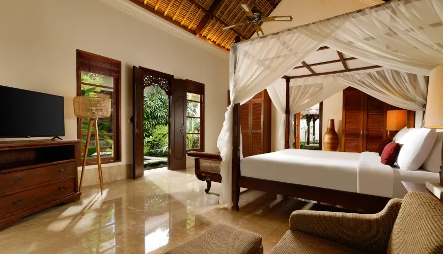 Villa Ohm, Jimbaran, Bali — pavilion bedroom | The Luxury Bali