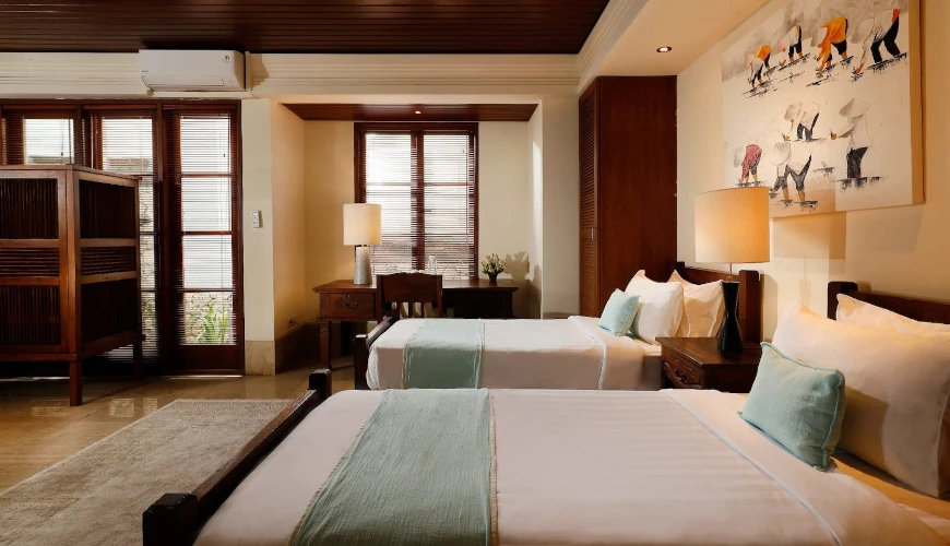 Villa The Seven, Jimbaran, Bali — comfortable twin bedroom | The Luxury Bali