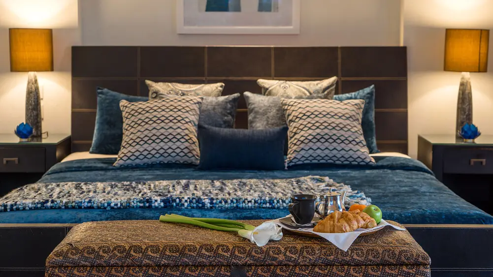 Villa Adenium, Jimbaran, Bali — upstairs master suite details | The Luxury Bali