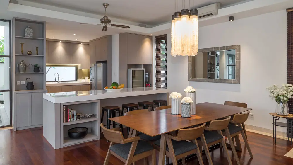 Villa Adenium, Jimbaran, Bali — kitchen and dining area | The Luxury Bali