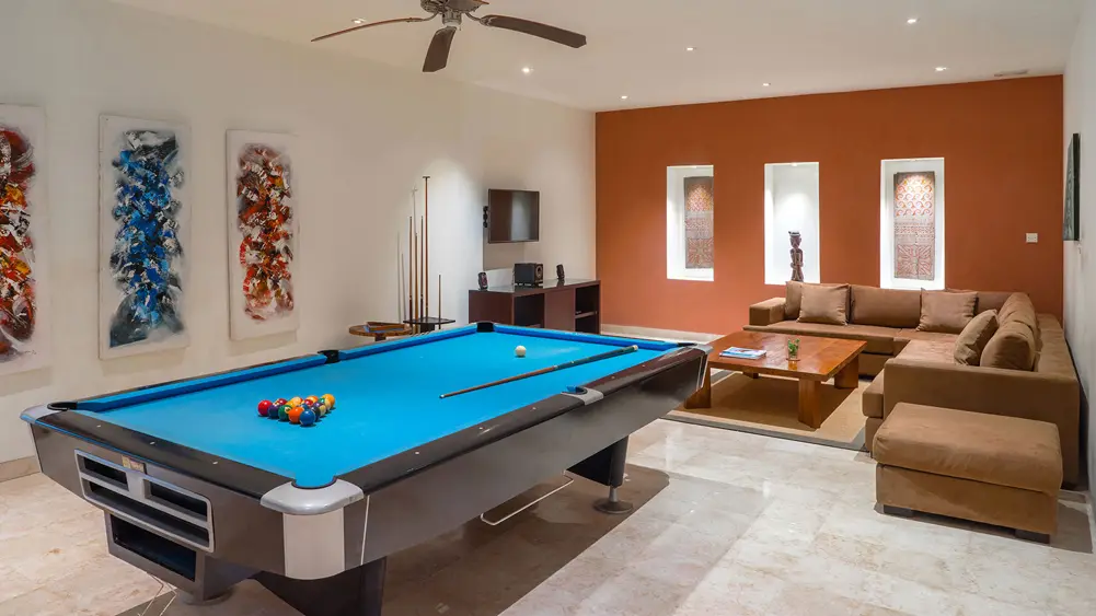 Villa Adenium, Jimbaran, Bali — entertainment room | The Luxury Bali