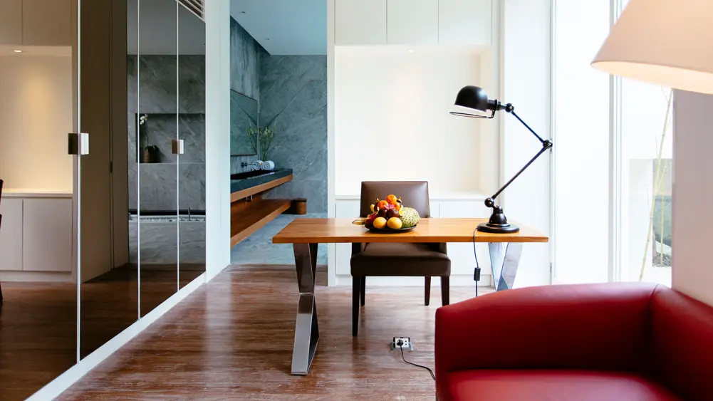 Villa Canggu South, Canggu, Bali — master bedroom study | The Luxury Bali