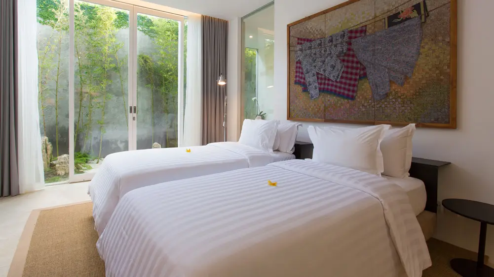 Villa Canggu South, Canggu, Bali — twin bedroom | The Luxury Bali