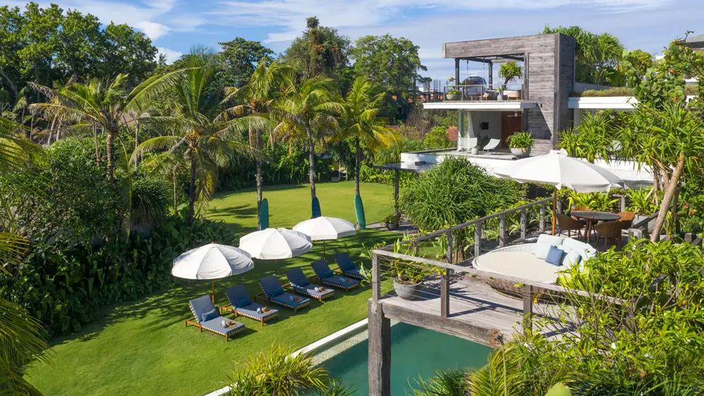 Noku Beach House, Seminyak, Bali — aerial shot | The Luxury Bali
