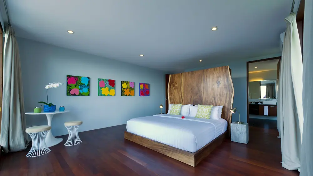 Malimbu Cliff Villa, Lombok — upstairs guest bedroom | The Luxury Bali