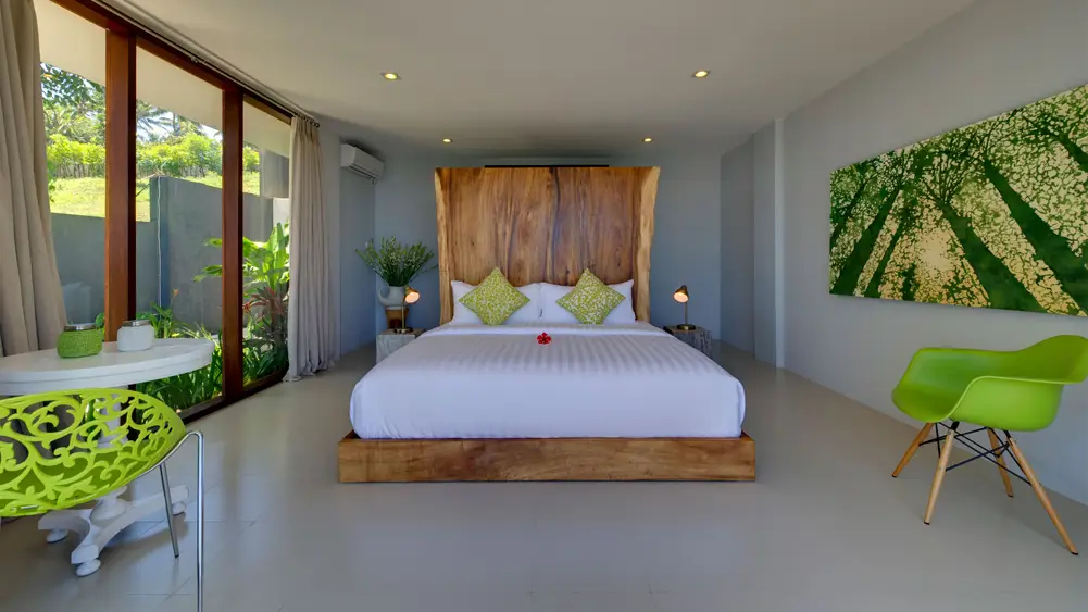 Malimbu Cliff Villa, Lombok — downstairs guest bedroom | The Luxury Bali