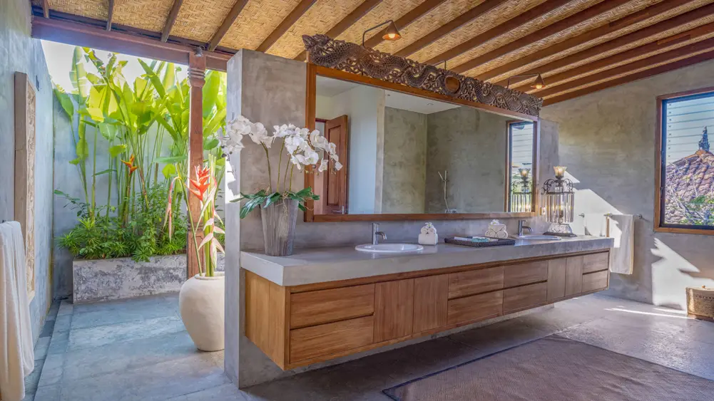 Villa Mandalay Dua, Seseh, Bali — master bathroom | The Luxury Bali