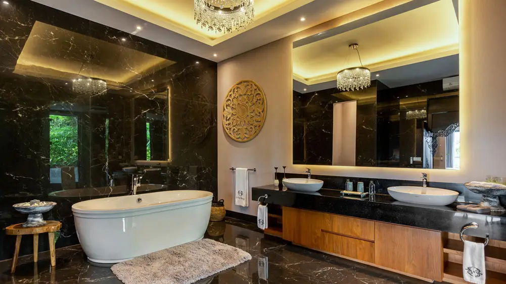 Tirtha Bayu Estate - Villa I, Seseh, Bali — superior finishing of bathrooms | The Luxury Bali