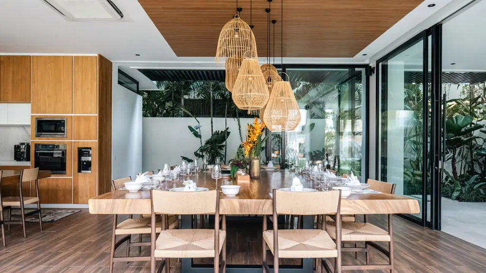 Villa Norbu, Canggu, Bali — spcious kitchen and dining area | The Luxury Bali