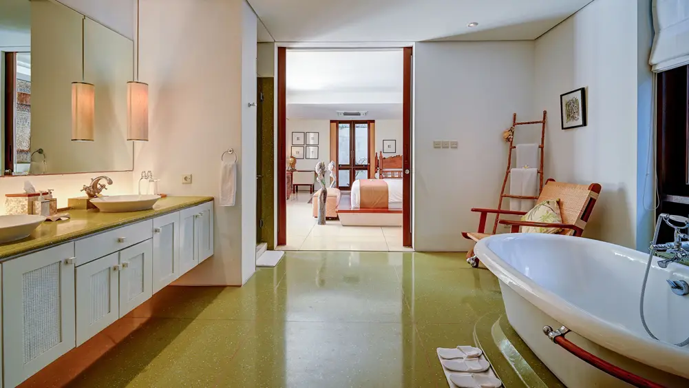 Casa Evaliza, Seminyak, Bali — master bedroom ensuite bathroom | The Luxury Bali