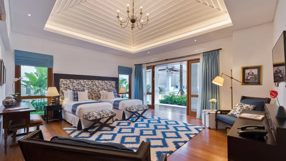 Villa Windu Asri, Seminyak, Bali — spacious guesthouse twin suite | The Luxury Bali