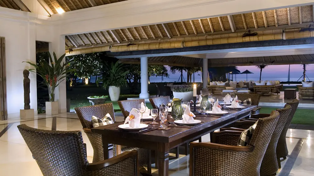 Villa Atas Ombak, Seminyak, Bali — dining room | The Luxury Bali