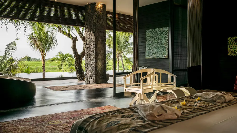 Villa Mana, Canggu, Bali — master bedroom outlook | The Luxury Bali