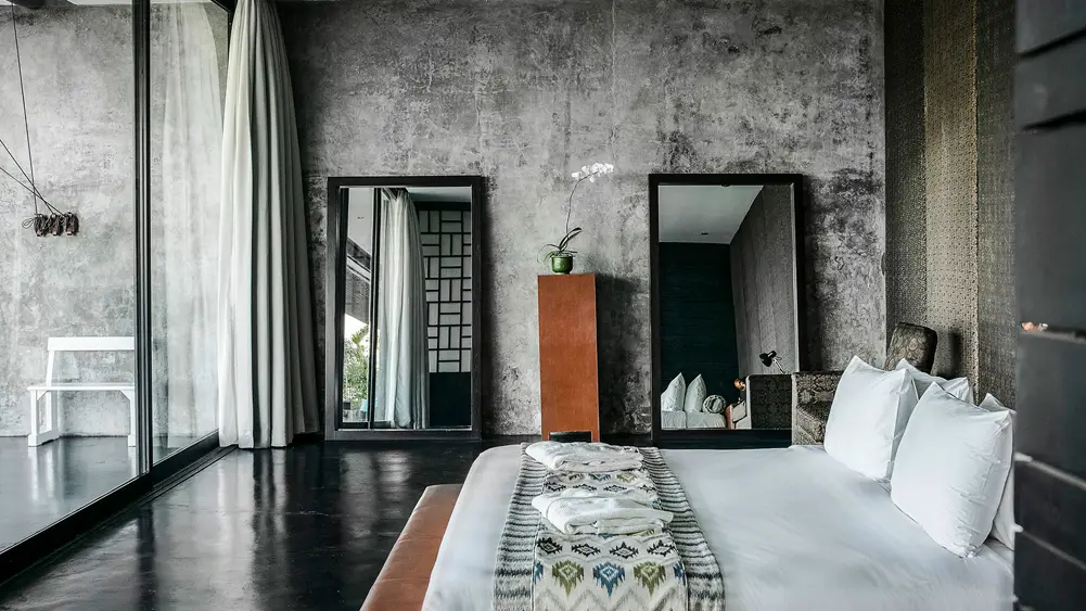 Villa Mana, Canggu, Bali — upstairs master bedroom decor | The Luxury Bali