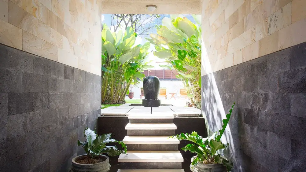 Bayu Gita Residence, Ketewel, Bali — pathway to the pool | The Luxury Bali