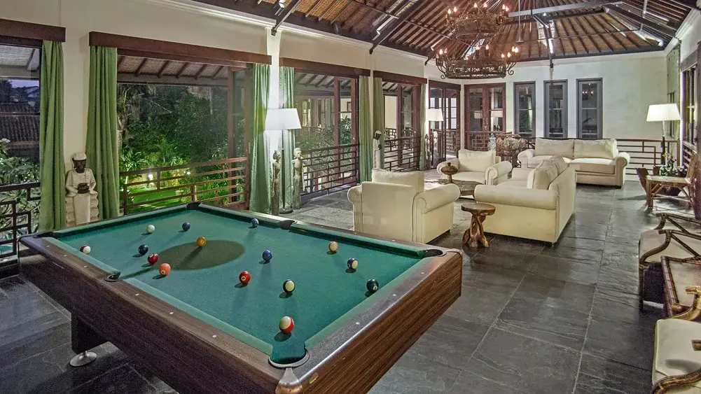 Avalon I, Canggu, Bali — main house pool table | The Luxury Bali