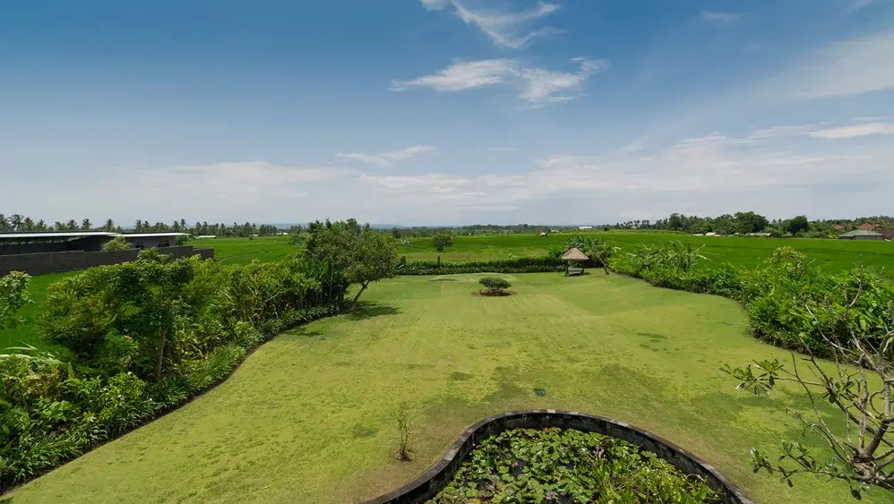Mandalay Villas, Seseh, Bali — pitch put in front | The Luxury Bali