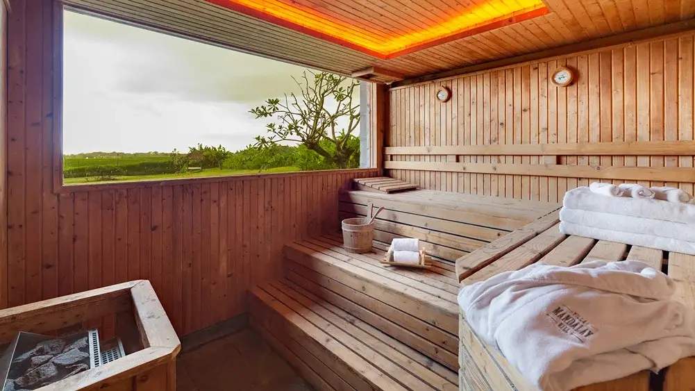 Mandalay Villas, Seseh, Bali — sauna | The Luxury Bali