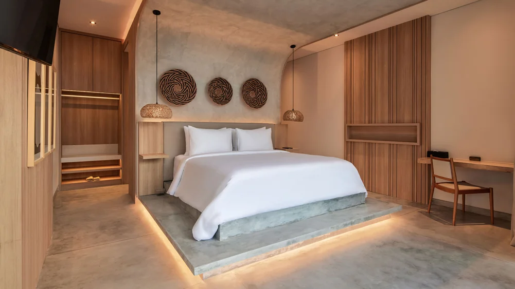 Villa Nini Elly, Canggu, Bali — king bed and simplistic design | The Luxury Bali