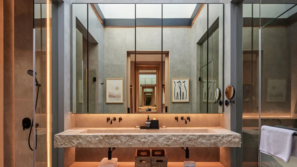 Villa Nini Elly, Canggu, Bali — his and hers vanity sink | The Luxury Bali