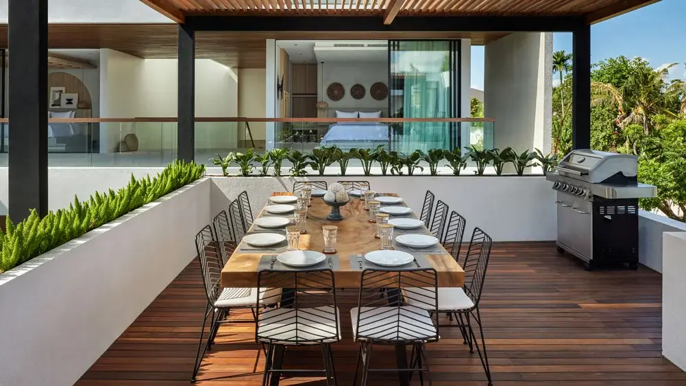 Villa Nini Elly, Canggu, Bali — private lunch setting | The Luxury Bali