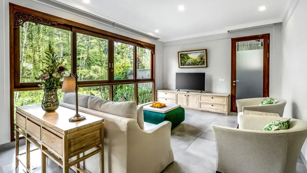 The Pala Ubud - Villa Batur, Ubud, Bali — restful living area | The Luxury Bali