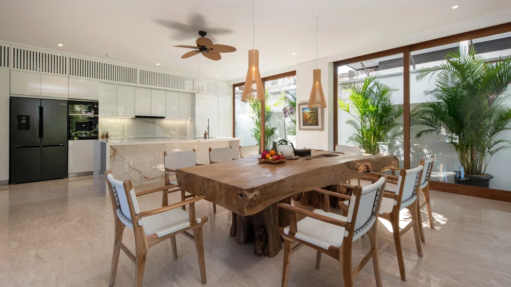 The Atma, Sanur, Bali — elite havens the atma bali spacious kitchen and dining area | The Luxury Bali
