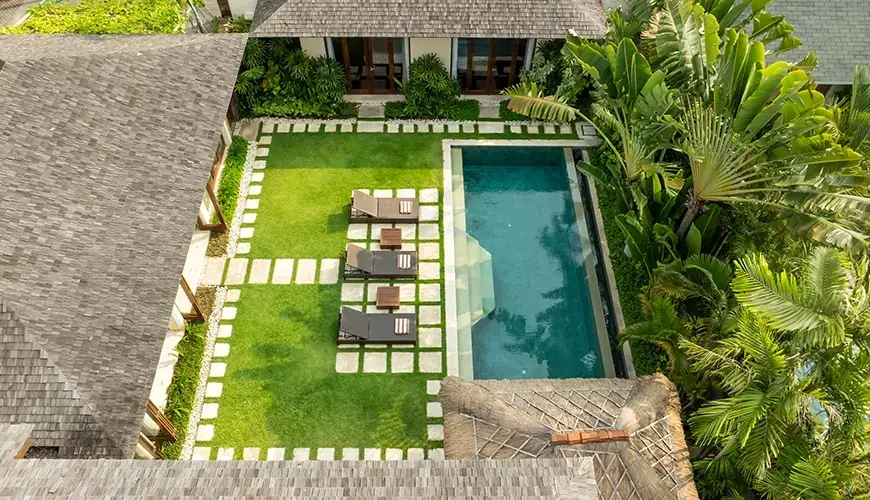 5 BR Tropical Garden Pool Villa Seminyak — 5-bedroom luxury villa in Seminyak, Bali | The Luxury Bali