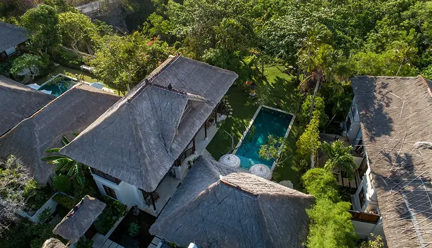 3 BR Clifftop Thatched Villa Jimbaran, Jimbaran, Bali — photo 2 | The Luxury Bali
