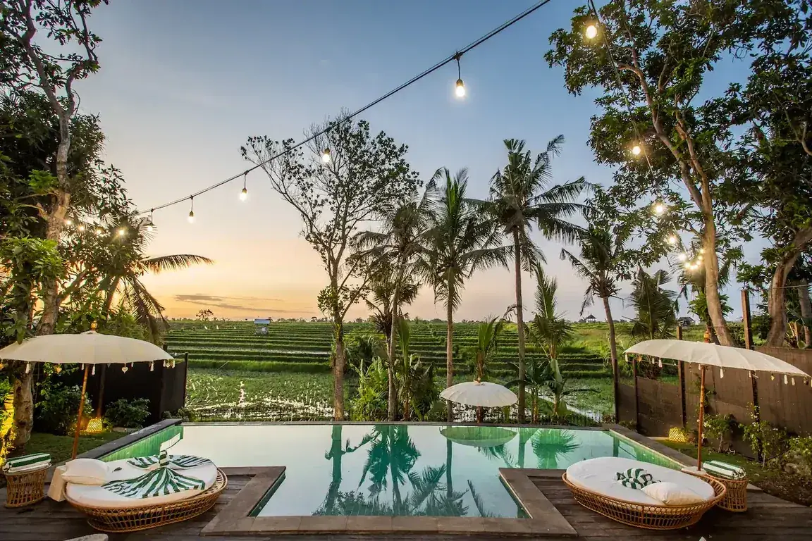 10 BR Rice-Field Infinity-Pool Estate Canggu, Canggu, Bali — photo 2 | The Luxury Bali