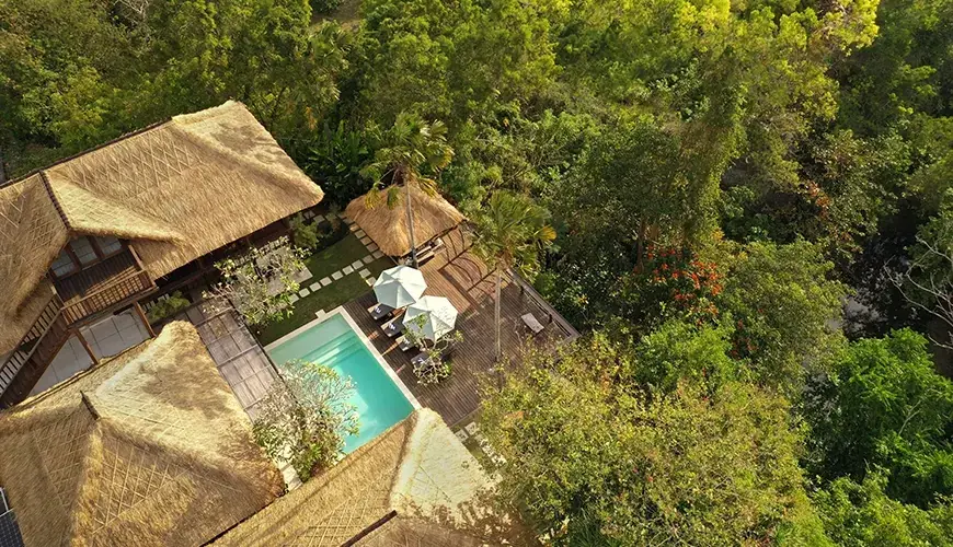3 BR Ocean-View Thatched Villa Jimbaran, Jimbaran, Bali — photo 7 | The Luxury Bali