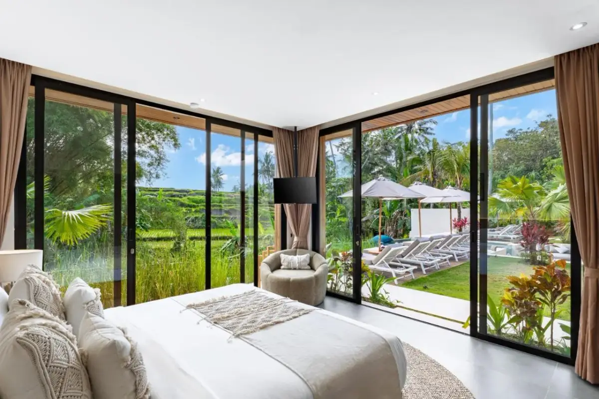 6 BR Rice-Terrace Tropical-Modern Villa Ubud, Ubud, Bali — photo 2 | The Luxury Bali