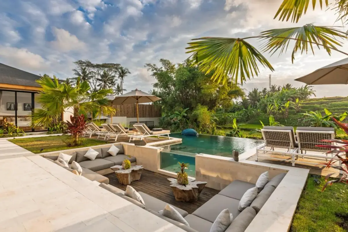 6 BR Rice-Terrace Tropical-Modern Villa Ubud, Ubud, Bali — photo 8 | The Luxury Bali
