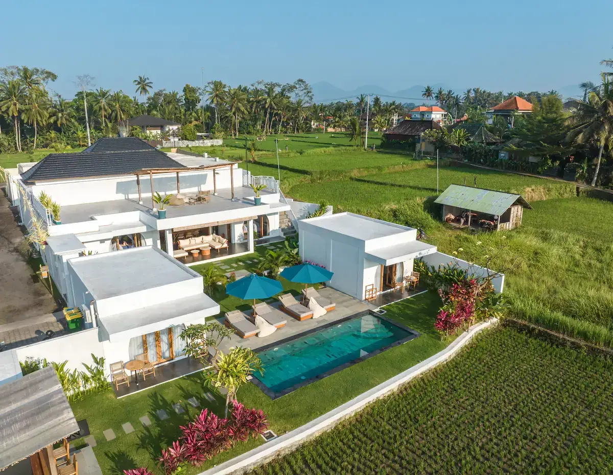 4 BR Rice-Field Modern Villa Ubud — 4-bedroom luxury villa in Ubud, Bali | The Luxury Bali