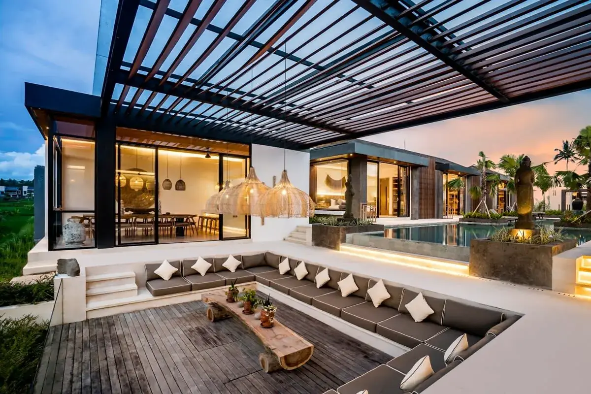 6 BR Rice-Field Tropical-Modern Villa Ubud, Ubud, Bali — photo 6 | The Luxury Bali