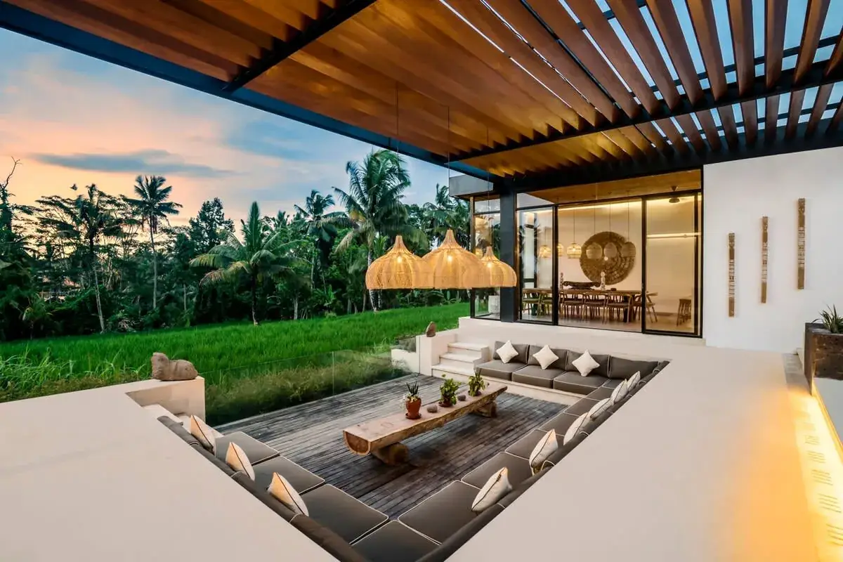 6 BR Rice-Field Tropical-Modern Villa Ubud, Ubud, Bali — photo 3 | The Luxury Bali