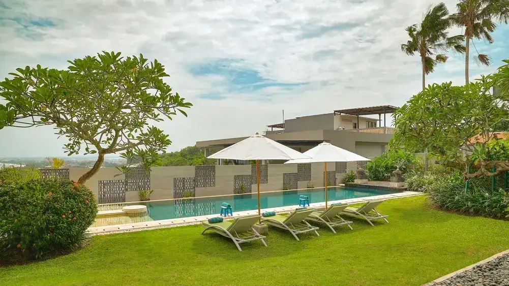 4 BR Hilltop Bay-View Villa Jimbaran, Jimbaran, Bali — photo 2 | The Luxury Bali