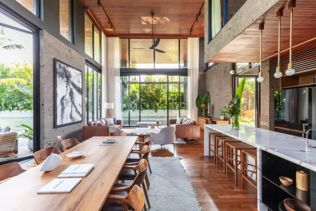 5 BR Tropical-Modern Stone Villa Canggu, Canggu, Bali — photo 8 | The Luxury Bali