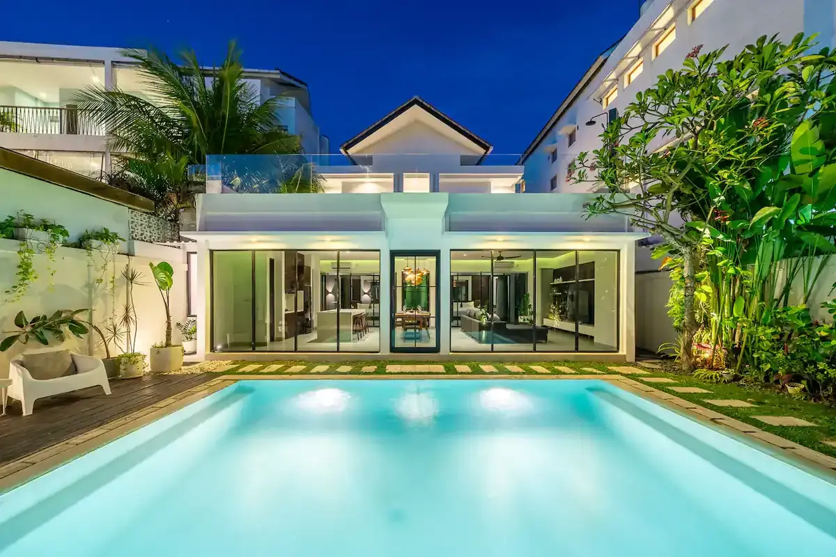 3 BR Walk-to-Beach Tropical-Modern Villa Canggu — 3-bedroom luxury villa in Canggu, Bali | The Luxury Bali