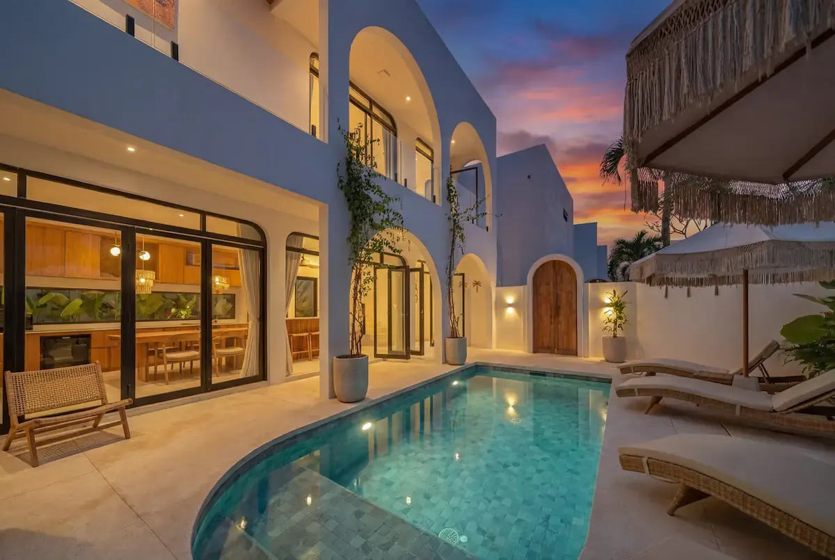 3 BR Mediterranean Walk-to-Beach Villa Canggu — 3-bedroom luxury villa in Pererenan, Bali | The Luxury Bali