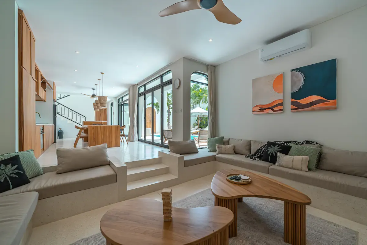 3 BR Mediterranean Walk-to-Beach Villa Canggu, Pererenan, Bali — photo 9 | The Luxury Bali