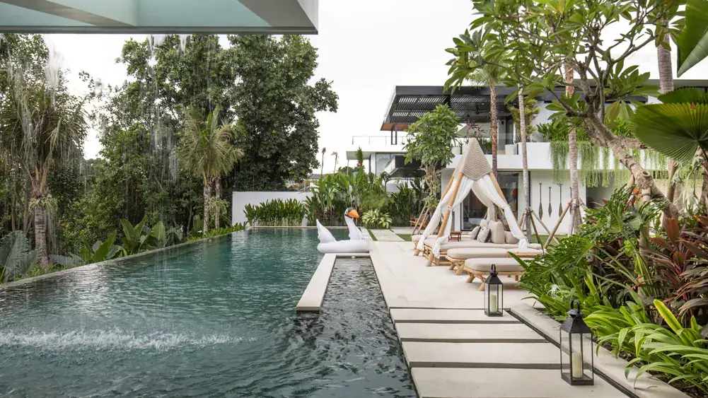 6 BR Rice-Field Tropical-Modern Villa Canggu, Canggu, Bali — photo 3 | The Luxury Bali