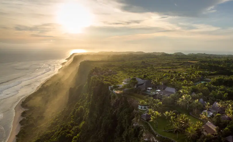 Khayangan Estate, Uluwatu, Bali — side top view | The Luxury Bali